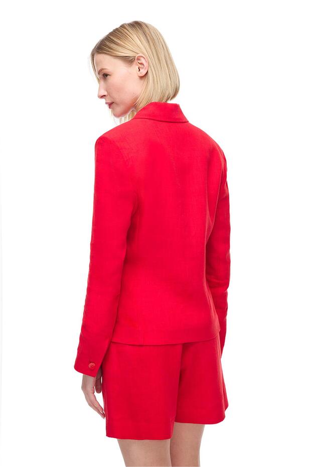 Kırmızı Holas Regular Fit Ceket - 5