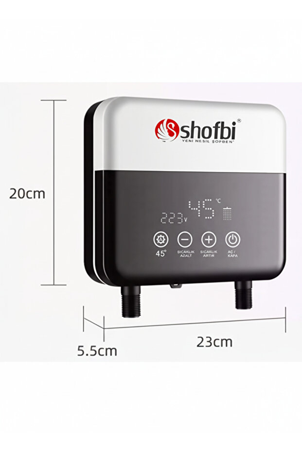 Akıllı Lavabo Şofbeni SH-4B Beyaz - 3