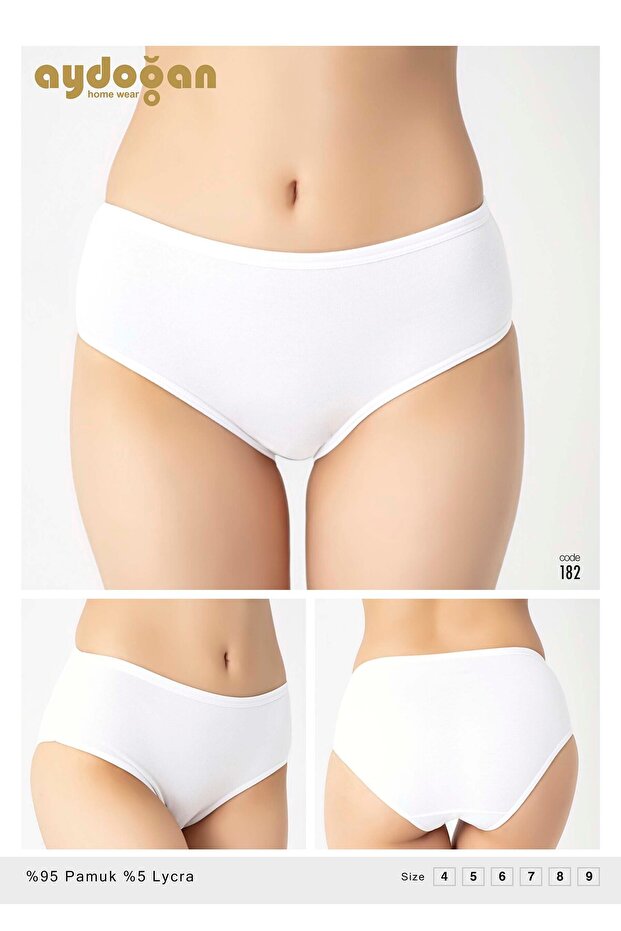 Women's Lycra Bato Panties 0182-6 Pieces