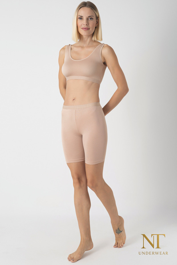 Bamboo Fabric Laptop Leggings – Soft and Breathable Women's Skirt and Pants Underwear.