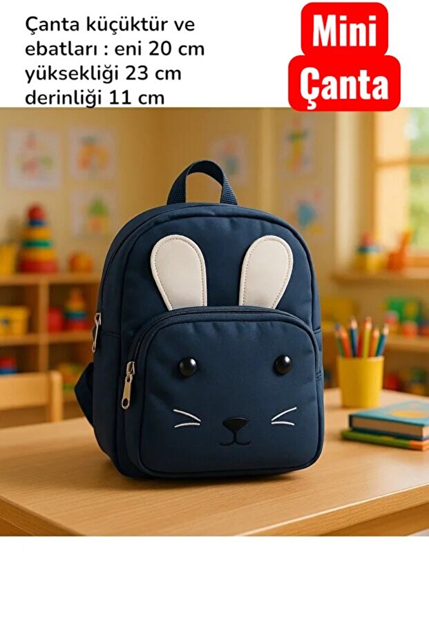 Cat Pattern Lightweight and Comfortable Mini School Backpack for Nursery and Kindergarten for Ages 0-4