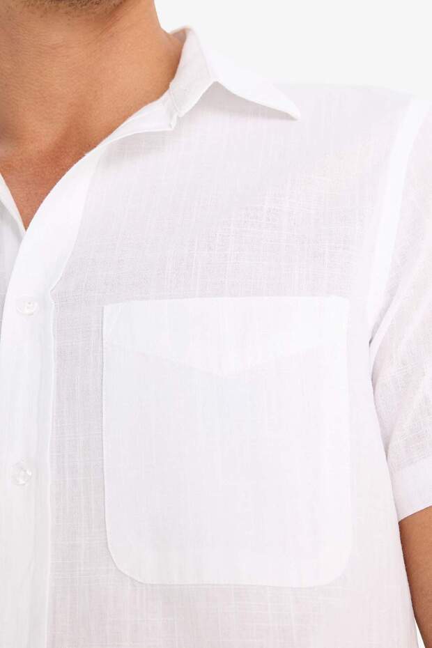 %100 Pamuk Basic Gömlek D7551AX25SP - 7