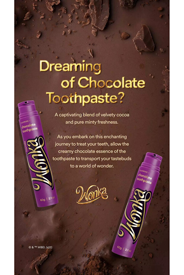 Wonka Chocolate Toothpaste - 3