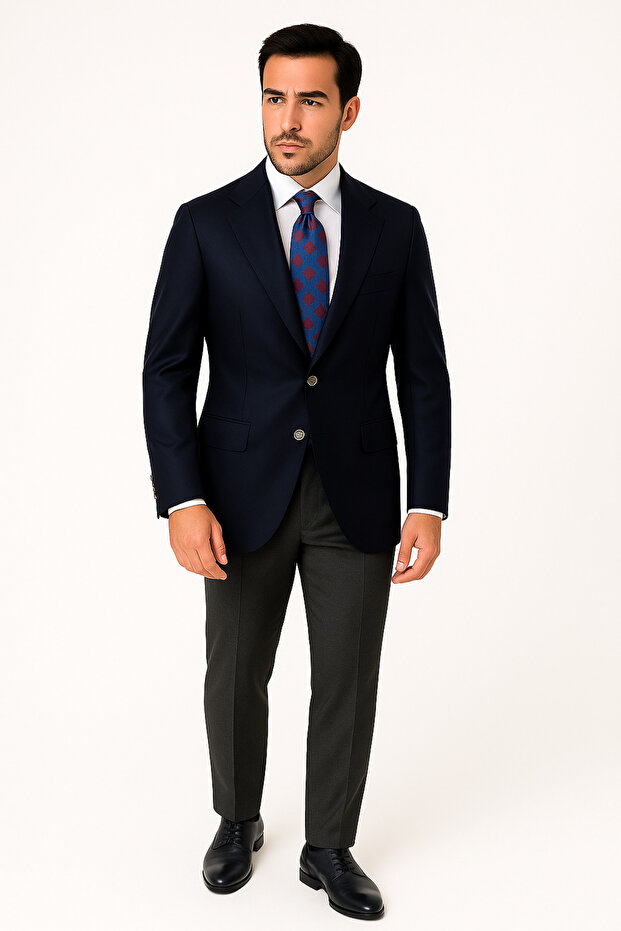 190s Klasik Blazer Ceket - 1