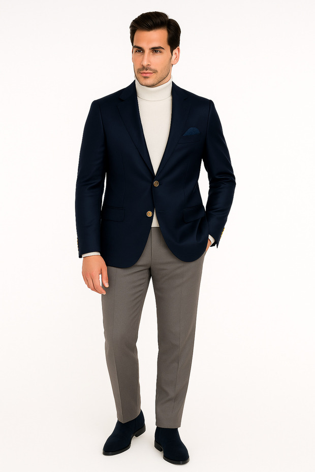 190s Klasik Blazer Ceket - 1