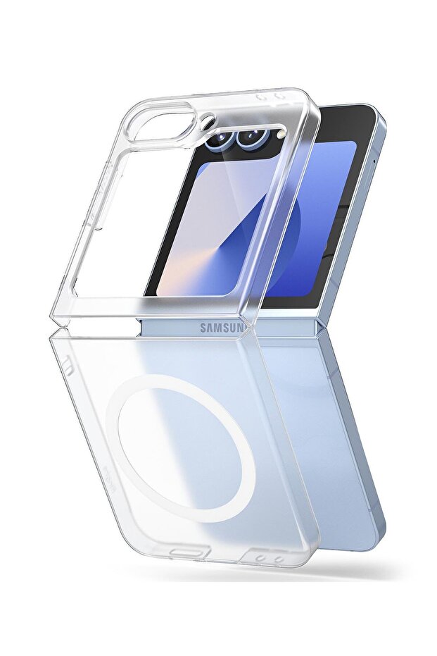 Samsung Galaxy Z Flip7 FE / Galaxy Z Flip 6 Case Cover | Slim Magnetic Series | Matte clear