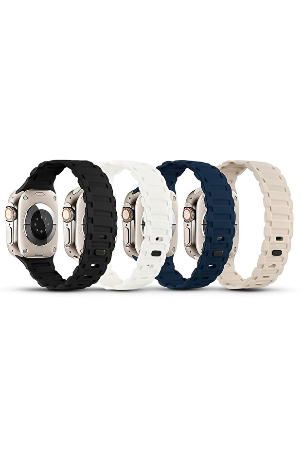 Apple Watch 49mm 46mm 45mm 44mm 42mm | Silicone Magnetic Band | Multicolor2