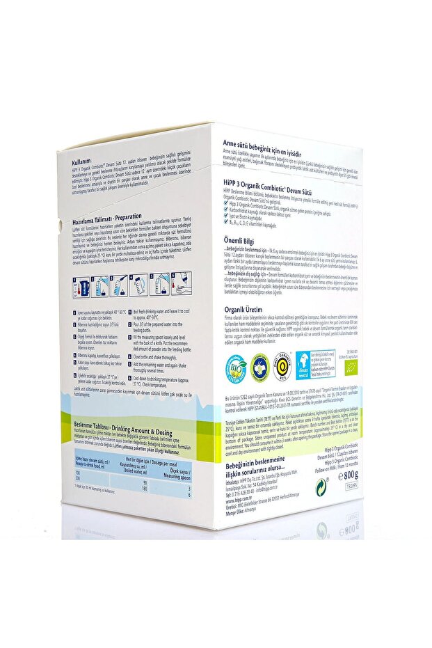 NO:3 COMBİOTİC DEVAM BEBEK SÜTÜ 800 GR 4 ADET - 6