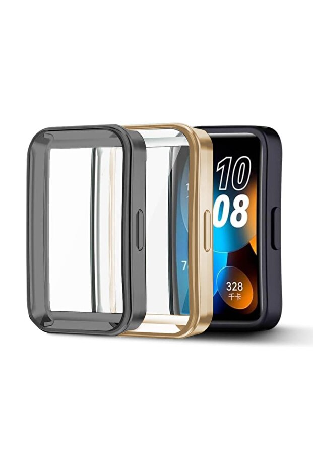 [2 Pack] Protective Cover For Huawei Band 8 | Huawei Band 9,TPU Case with Screen Protector Full Scre