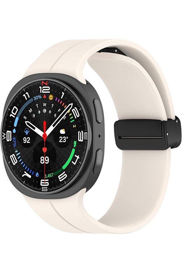 Sport Band For Samsung Galaxy Watch 8 40mm/44mm/Classic 46mmBeige