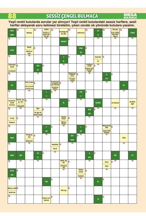 Mega Çengel Bulmaca 023 - 6