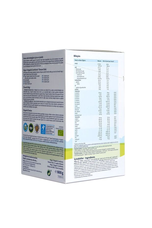 NO:2 COMBİOTİC DEVAM BEBEK SÜTÜ 800 GR 4 ADET - 4