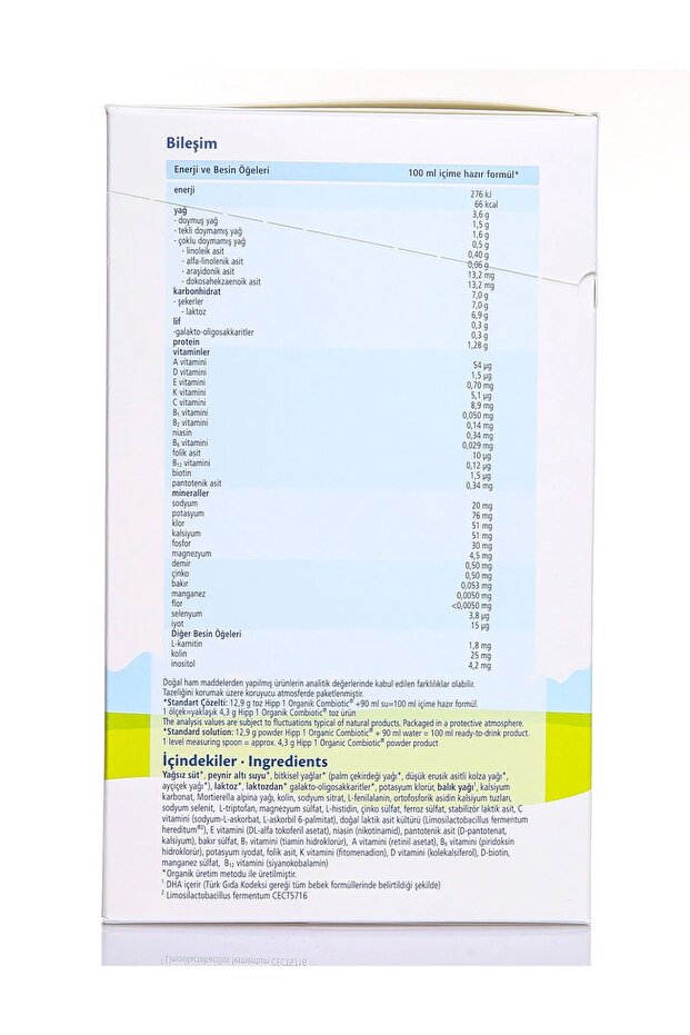 NO:2 COMBİOTİC DEVAM BEBEK SÜTÜ 800 GR 1 ADET - 3