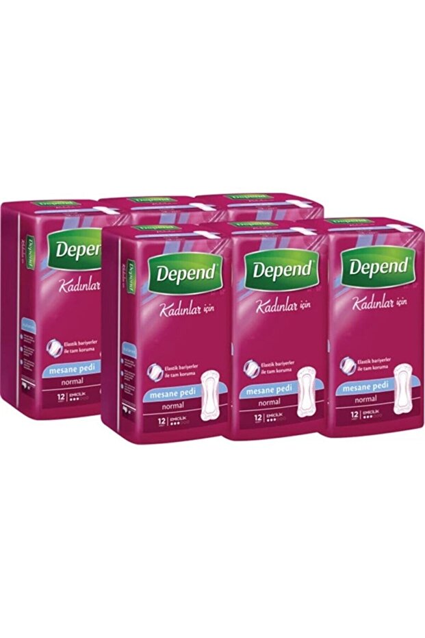 MESANE PEDİ KADIN NORMAL 12 Lİ 6 PAKET