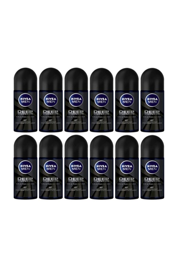 Men Deep Dimension 48h Roll On 50 Ml X 12 Adet - 1