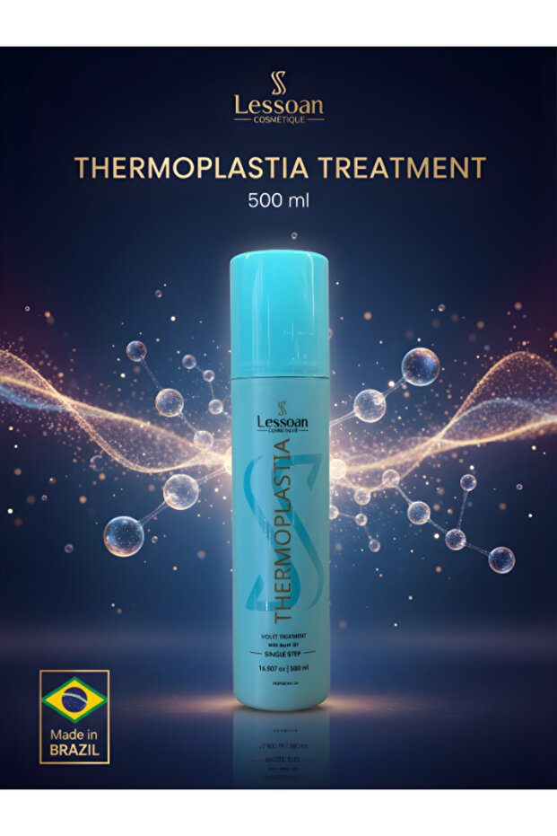 Violet Thermoplasty – Formaldehyde-Free Hair Smoothing Treatment (500ml) MADE IN BRAZIL