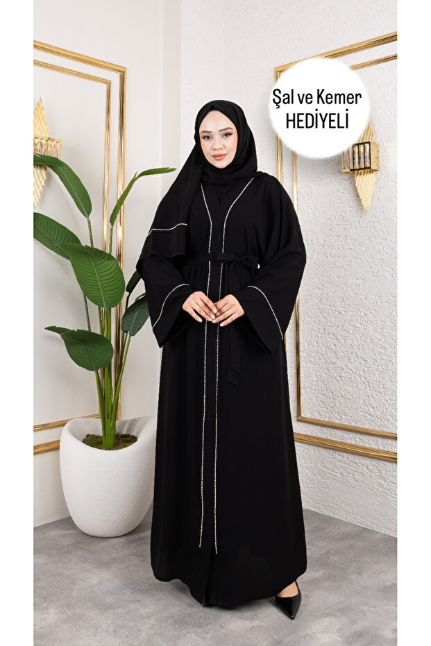 Zincir Taşlı Abaya