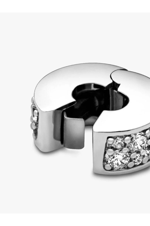 Şeffaf Pavé Klips Charm - 5