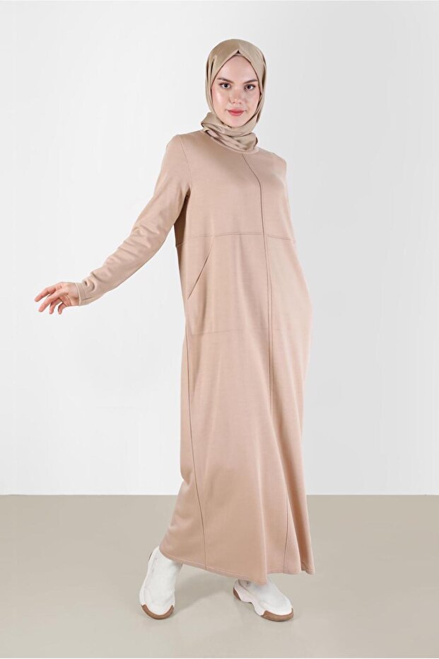 BASIC TRİKO ELBİSE 42016 - 2