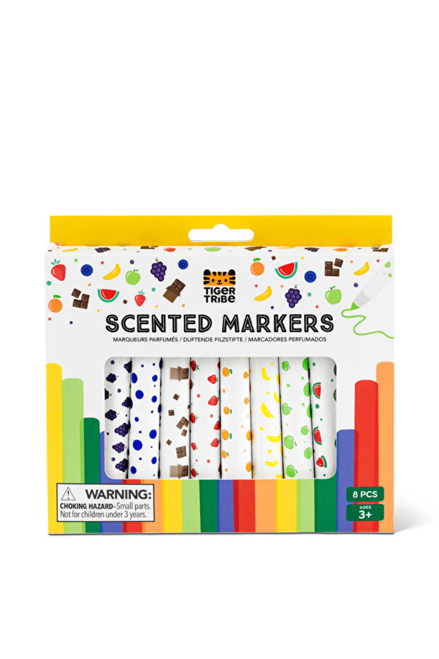 قبيلة 8 قطع من أقلام التلوين المعطرة - 4