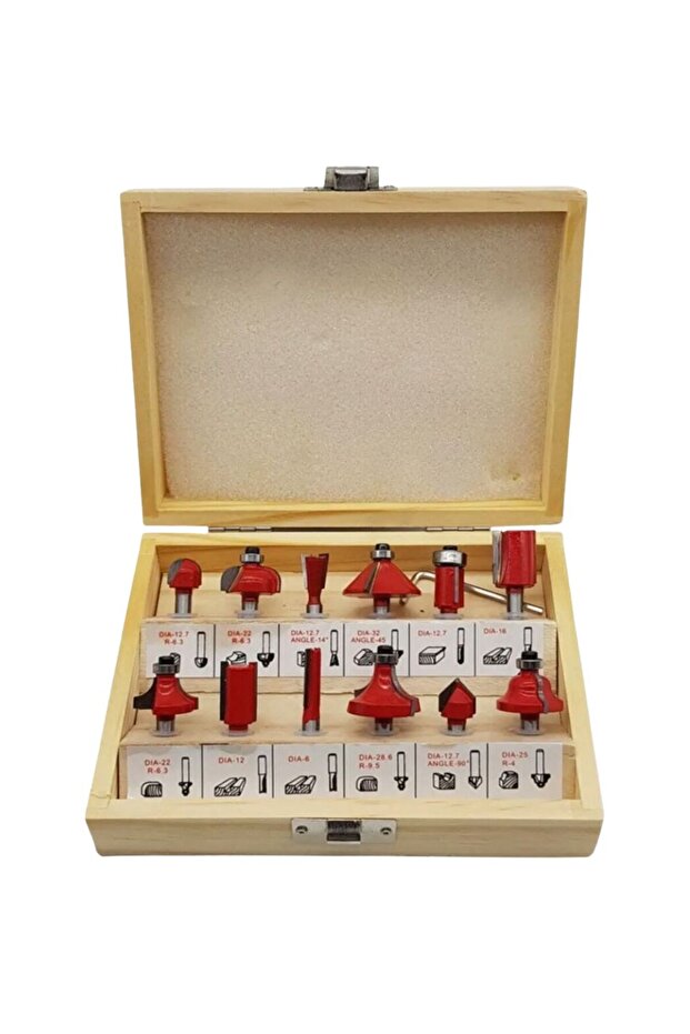 8MM FREZE SETİ 12 PARÇA - 1