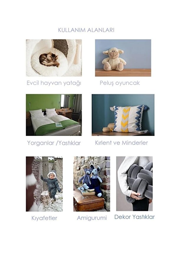 MODA Boncuk Silikon Elyaf 1 Kg (1.KALİTE) - 3