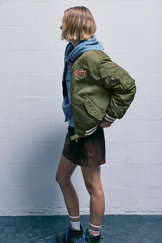 Stranger Things kolej bomber ceket - 3