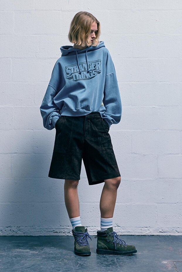 Stranger Things kapüşonlu sweatshirt - 2