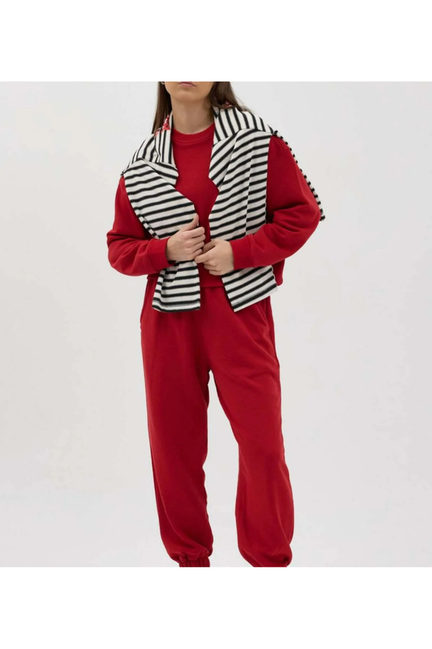 Cozy Bisiklet Yaka Sweatshirt - 6