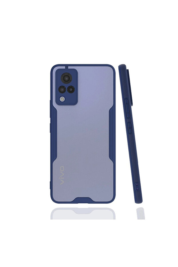Rdbydn Vivo V21 Case Platinum Silicone (113557) - Navy Blue