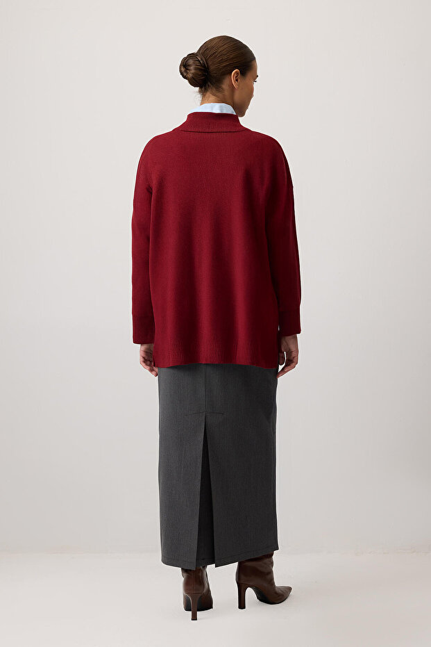 DİK YAKA BASIC TRİKO KAZAK - 6