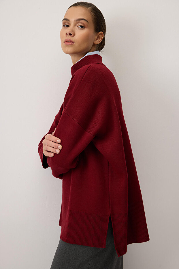 DİK YAKA BASIC TRİKO KAZAK - 3