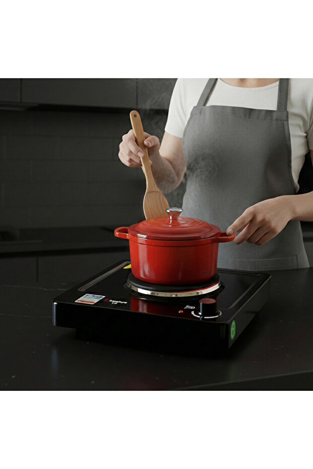 Tekli Elektrikli Ocak Siyah - 4