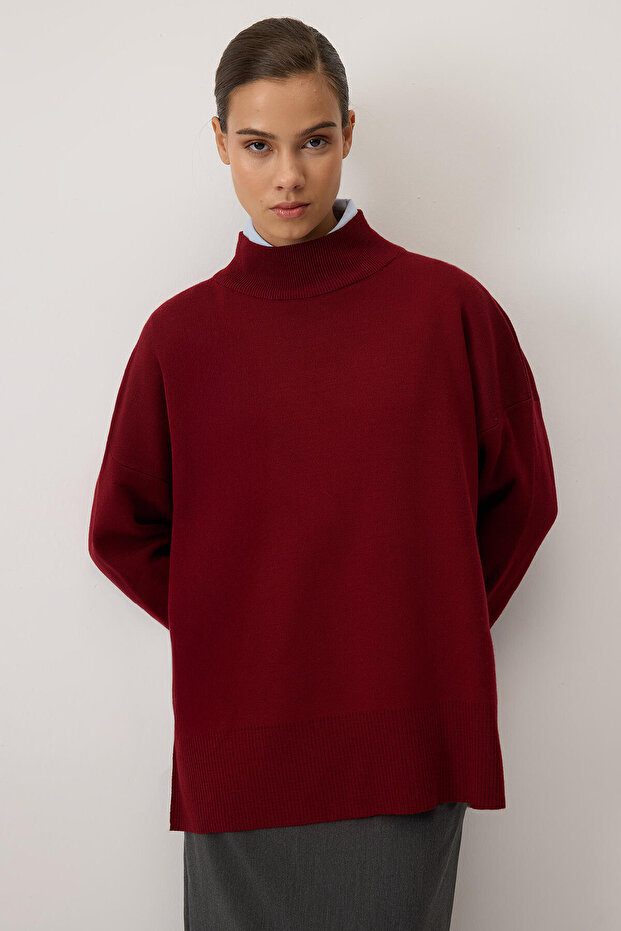 DİK YAKA BASIC TRİKO KAZAK - 2