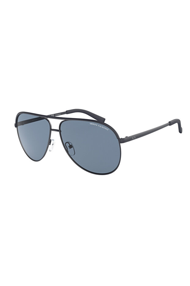 نظارات شمسية بايلوت للجنسين - AX 2002 - مقاس العدسة: 61 مم - لون أزرق مطفي