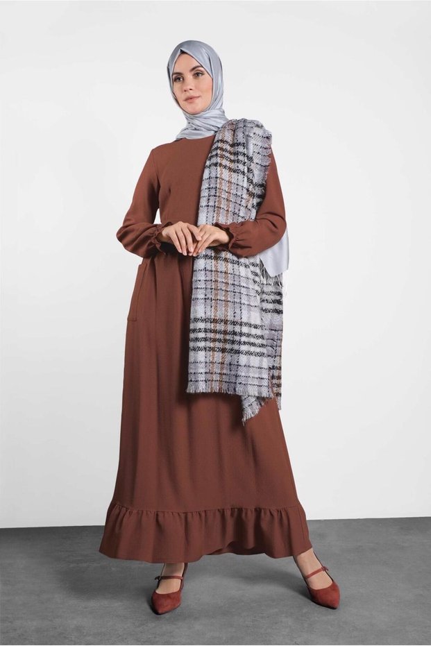 Belted Flawed Dress 40178