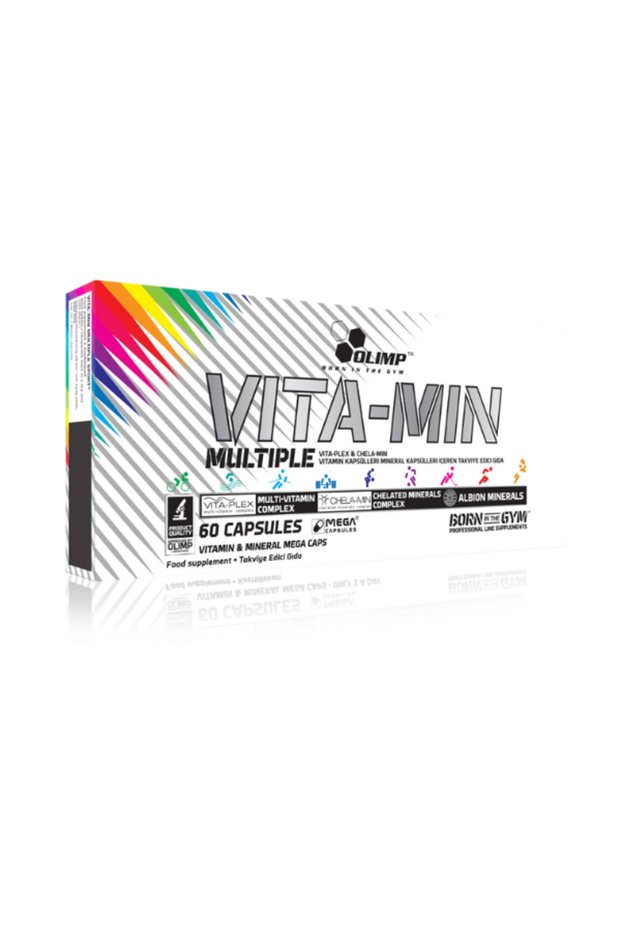 Vita-min Multiple Sport 60 Capsule A B1 B2 B12 B3 B5 B6 Biotin Copper Zinc Iron Iodine Calcium