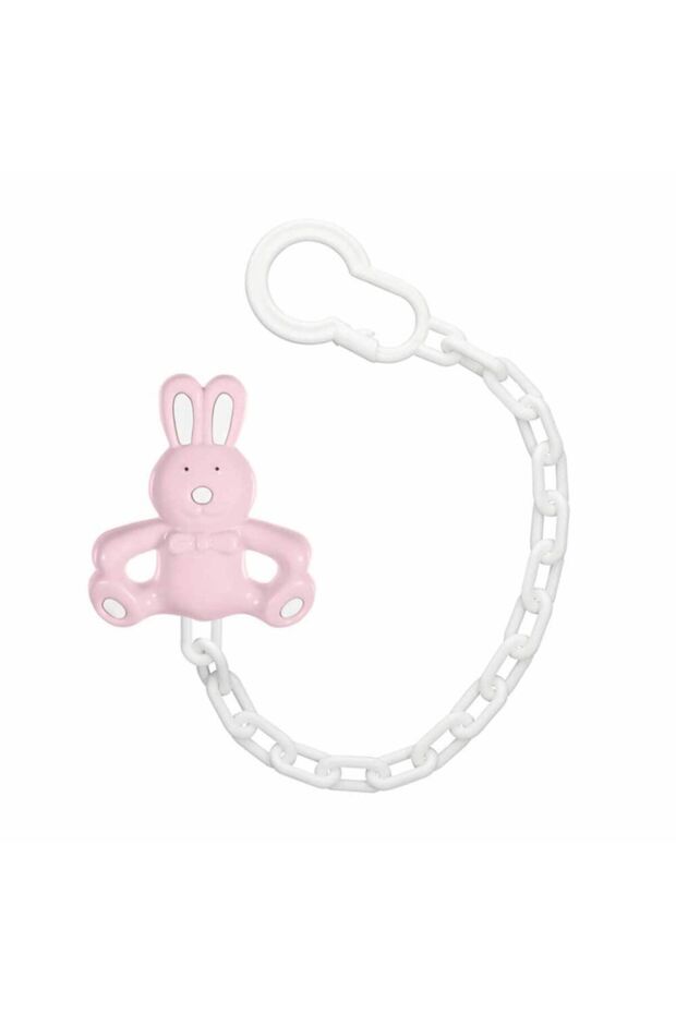 Figürlü Emzik Askısı Pembe - 1