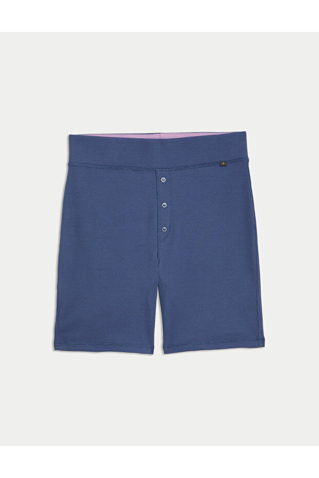 Regular Fit Fitilli Biker Şort - 7