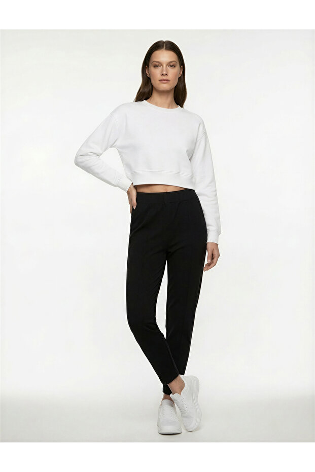 High Waist Cotton Comfortable Fit Sports Jogger Sweatpants