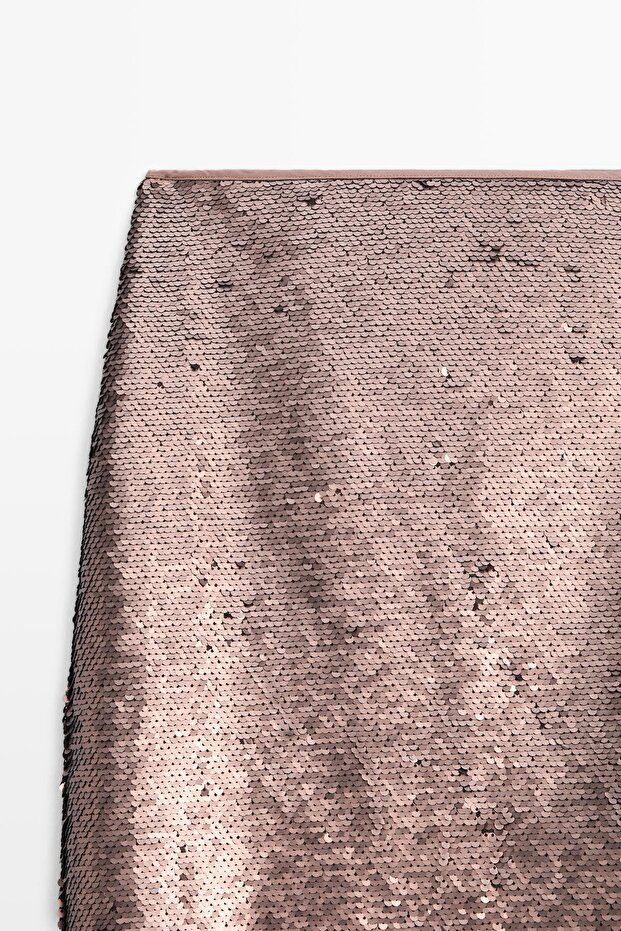 Kısa mat pullu etek - 5