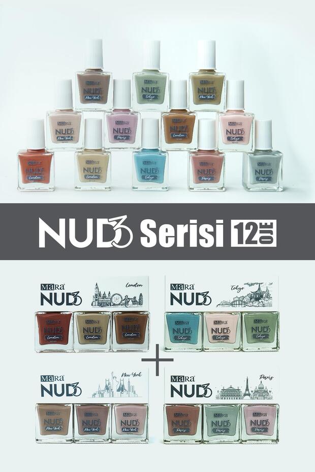 Nude Oje Seti 12 Adet - 1