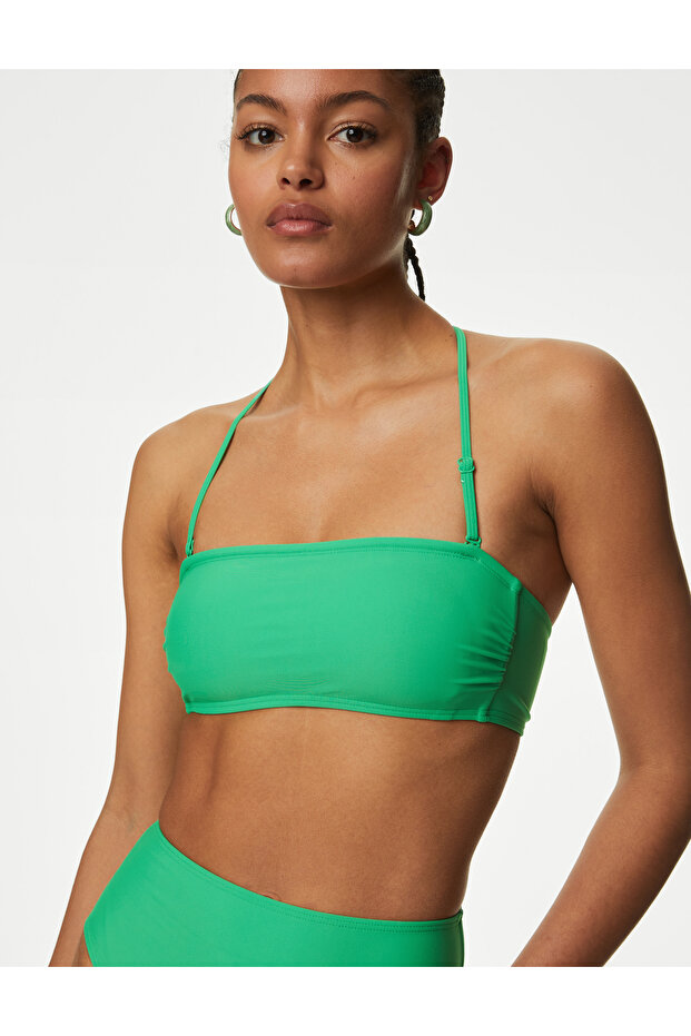 Regular Fit Bandeau Bikini Üstü - 2
