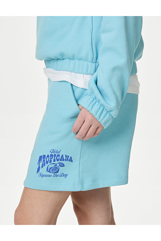 Pamuklu Örme Şort (6-16 Yaş) - 3