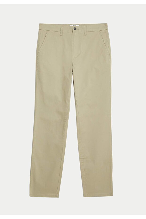 Regular Fit Chino Pantolon - 6