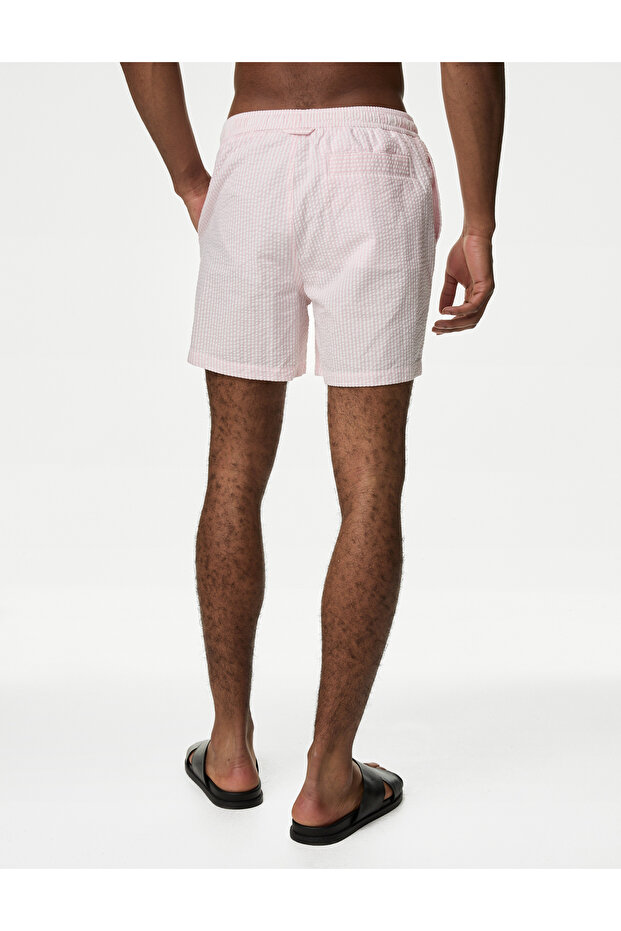 Regular Fit Quick Dry Deniz Şortu - 4