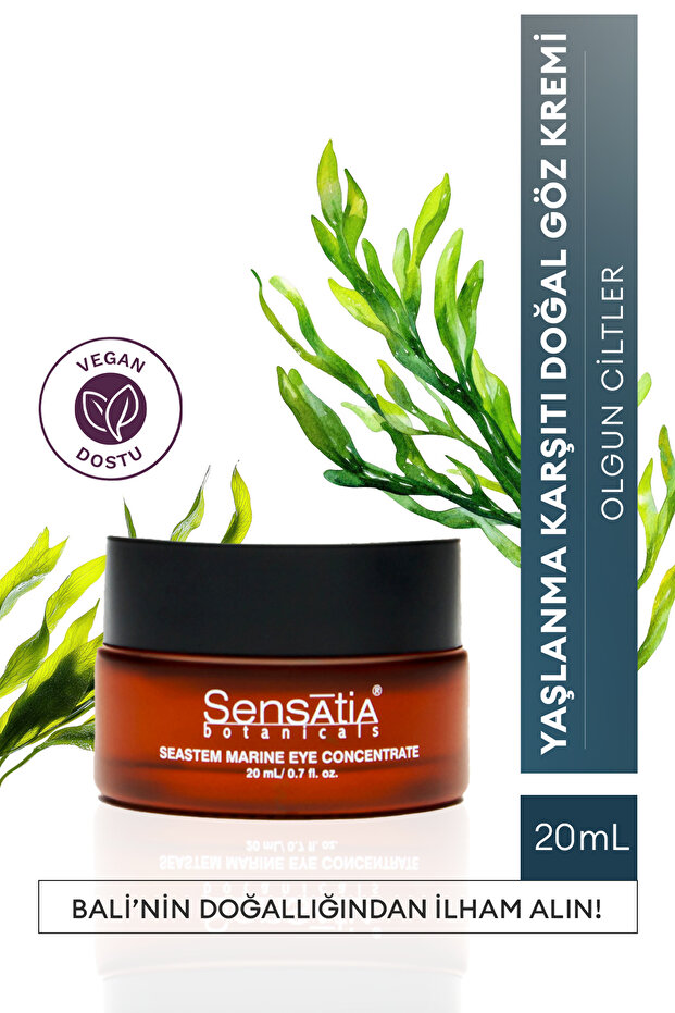 Anti-Aging Concentrated Natural Night Eye Cream - Elasticity Enhancer 20ml - Seastem Marine