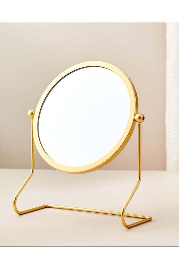مرآة ذهبية مستديرة - 2