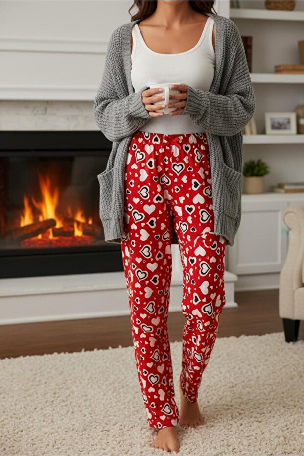 Long Single Bottom Pajamas - Home Wear Casual Comfortable Pajama Bottoms