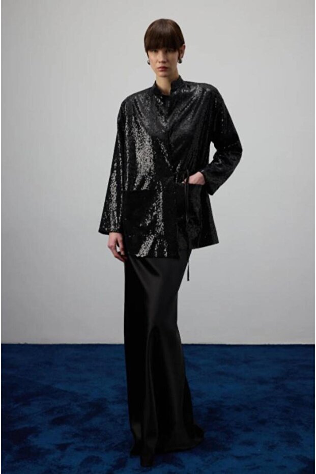 Payet Kimono Siyah - 4
